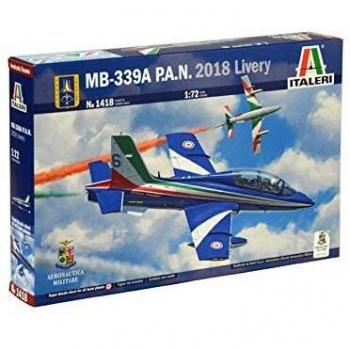 ITALERI #1418 1/72 SCALE MB-339A P.A.N. 2018 LIVERY NEW IN DAMAGED BOX