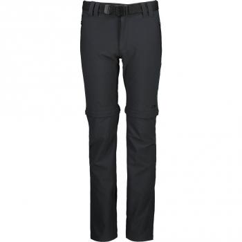 CMP Jungen Trekkinghose mit Zip-Off - 4-Wege-Stretch - Schwarz - Größe 176