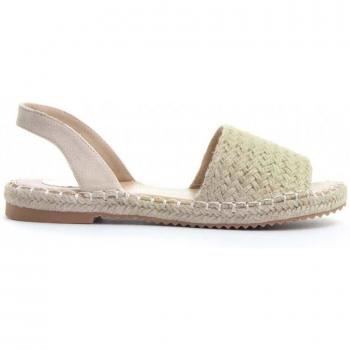 Sandalia Plana de Yute Beige para Mujer Montevita Yuttan4 EU 36