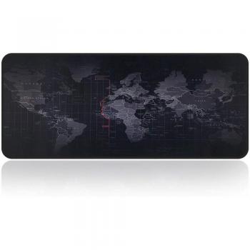 Colorful RGB Gaming Mouse Pad with World Map