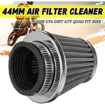 44MM Universal Motorcycle Air Filter with Double Foam and Mushroom Head Design