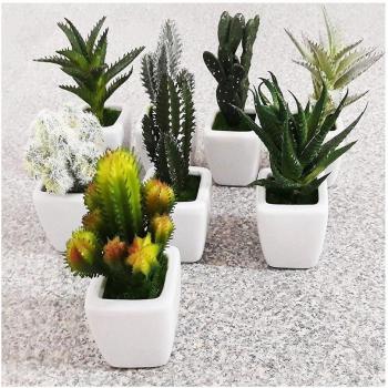 Jarrón Cuadrado Cerámico 5x11cm para Decoración de Espacios