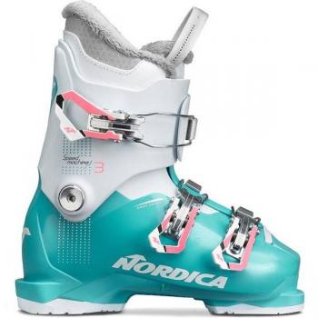 NORDICA Kinder SpeedMachine J3 (Girls) Unisex – AZZURRO/BIANCO/ROSA, 19,5 in