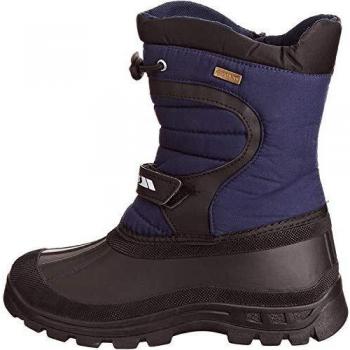 Trespass Kukun Mixte Boots de neige - Noir - Bleu marine, 34 EU (2 UK)