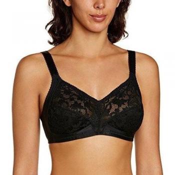 Soutien-gorge sans armatures noir Delicate Doreen
