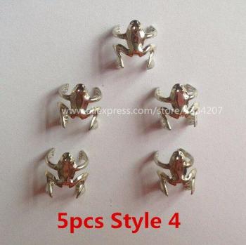 Verstellbare Haarflechten Ringe in Gold und Silber