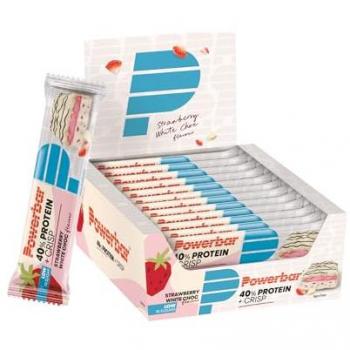Powerbar Ride Energy – Weißer Schoko-Erdbeer, 40 g Riegel, 12 Stück (Packung)