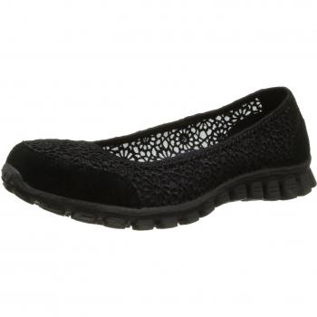 Skechers Ez Flex 2 Sweetpea Ballerines femme Noir (Blk) 40 EU