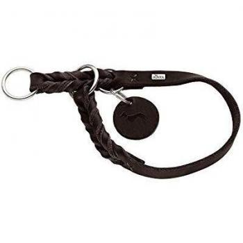 HUNTER SOLID EDUCATION Dressurhalsung für Hunde, Leder, weich, griffig, 65