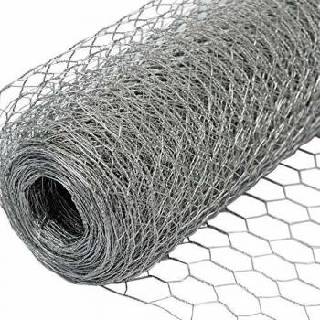 Recinto Rete Metallica Esagonale 25x25mm 25m 100cm Zincato 0,8mm