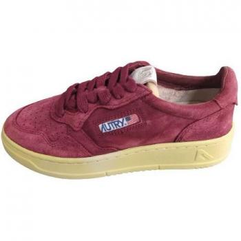 Autry Medalist Dames Sneakers Bordeaux/Beige