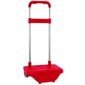 Carro Trolley Para Mochila Escolar Rojo