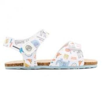 Conguitos Sandalias de verano para niños en talla 22 blanco