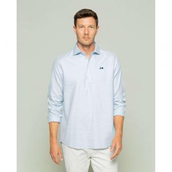 Camisa Polera Gallo Celeste 1985