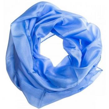 Eleganter Seidenschal hellblau