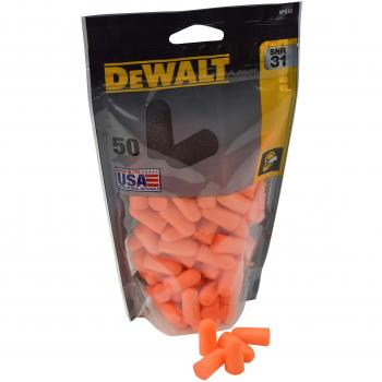 DEWALT Foam Ear Plugs Pack of 50