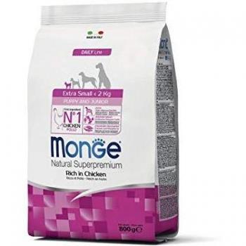 Monge Natural Superpremium Extra Small Puppy & Junior Rich in Chicken - 800 gr Dog Snacks