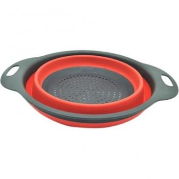 Foldable Round Sink Strainer and Storage Rack
