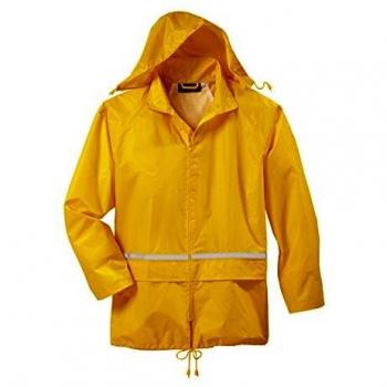 ELUTEX 8111 Basic Regenjacke, gelb, L