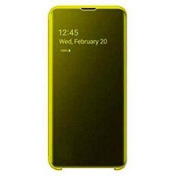 Samsung EF-ZG970CYEGWW Custodia Clear View per S10 E, Giallo