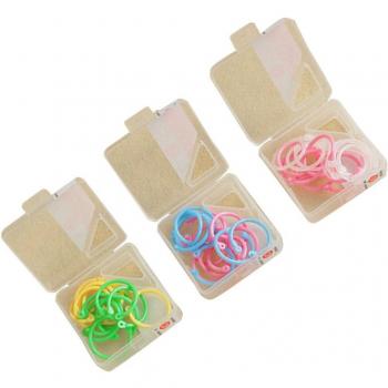 Encuadernadores de colores, anillos calendario circulares, 48 Uds
