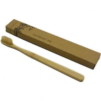 Eco-Friendly Bamboo Toothbrush with Nylon Bristles