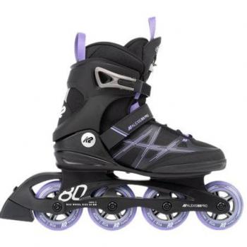 K2 - Alexis 80 Pro Damen Inlineskates Black/Lavendar