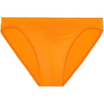 Badehose Modell 'SEA LIFE', unifarben, Größe M, Orange
