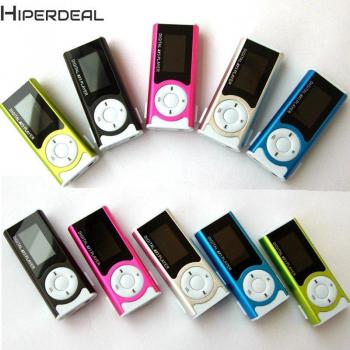 Lecteur MP3 Mini Portable avec Écran LCD et Clip USB - Support MicroSD 16 Go