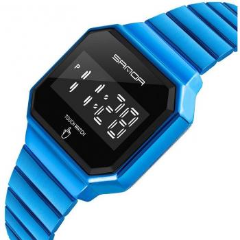 SANDA Men's LED Touch Screen Waterproof Watch 8001