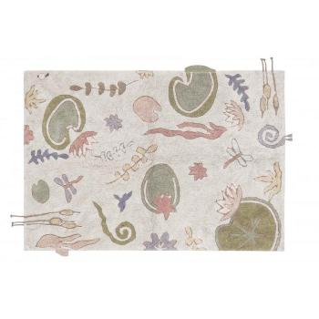 Tapis de jeu lavable Botanic Fantasy 140x200 cm multicolore Vert