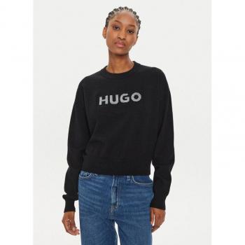 Hugo Slogerix B 50527754 Strickpullover in Schwarz, L (Damen)
