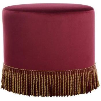 Casa Padrino Vintage Stil Sitzhocker mit Kordeln