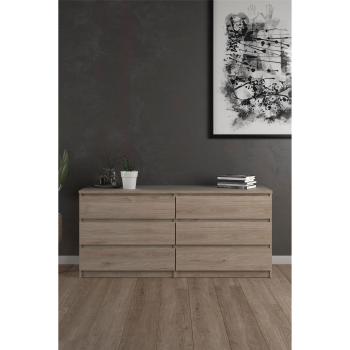 INOSIGN Naia Kommode, Hochglanz-Oberfläche, abgerundete Schubladenkanten