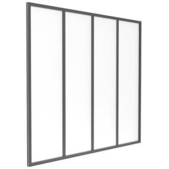 Vetrata Atelier 120x105 cm Nero Bayview