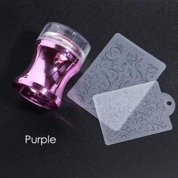 3pcs Nail Art Stamping Set with Gel Print Transfer
