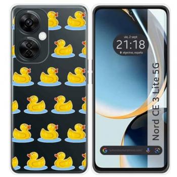 Carcasa Transparente con Dibujo de Pato para OnePlus Nord CE 3 Lite 5G
