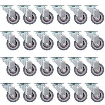 Swivel Caster Wheels, 50 mm, 96 pieces, vidaXL