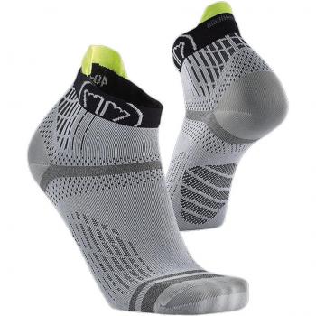 Chaussettes de Course Sidas Run Feel Gris Lime - S-M