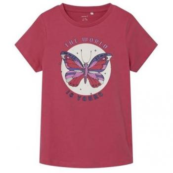 T-shirt Rethink Pink con Brevetto, Maniche Corti, Età 13-14