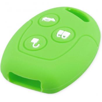 Housse de clé en Silicone KEYYOU, 3 boutons, compatible Ford Focus, Mondeo, Fiesta, KA