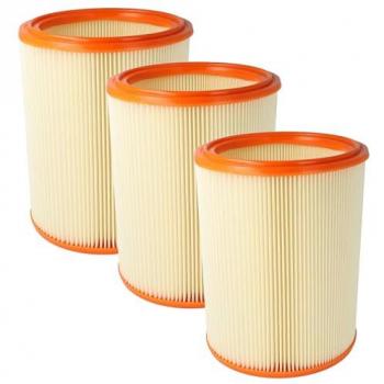 3x Filtro Lamellare Compatibile AEG AS300ELCP, AP300ELCP, AS500ELCP, AP250ECP, VX6-1-LR - Vhbw