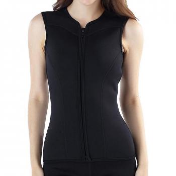 Top de Buceo Mujer 3 mm Cremallera Delantera