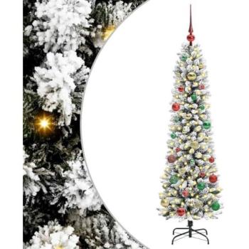 Sapin de Noël artificiel 150 cm avec éclairage LED