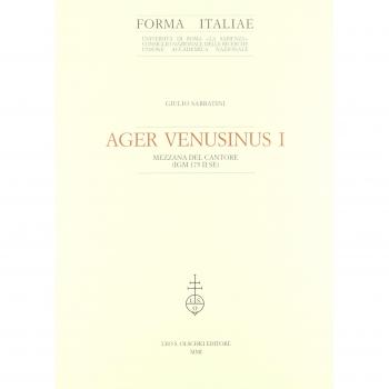 Ager Venusinus I. Mezzana del Cantore (IGM 175 II SE) - Sabbatini Giulio