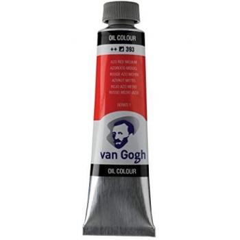 Royal Talens Van Gogh Oil Paint 40ml Tube Azo Red Medium 393
