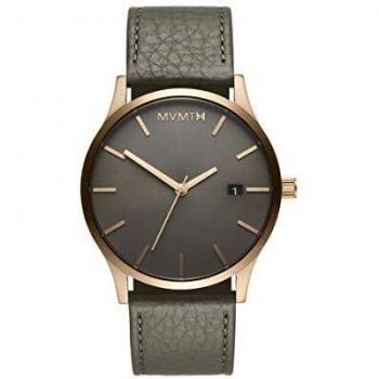 MVMT Orologio Analogico Quarzo Uomo con Cinturino in Pelle di Vitello D-MM01-BROGR