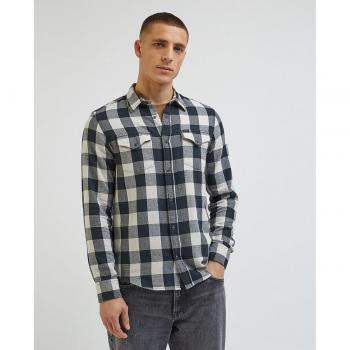 Camisa de Hombre Lee en Cuadros Naturales