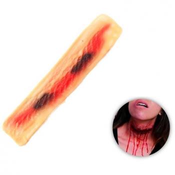 Maquillaje FX Cuello Herido con Sangre