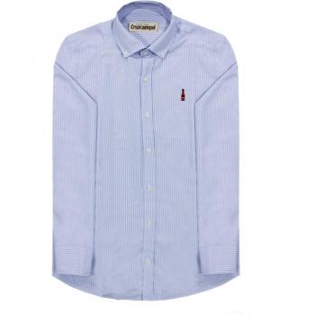Camisa Cruzcampo Hombre Botellín Rayas